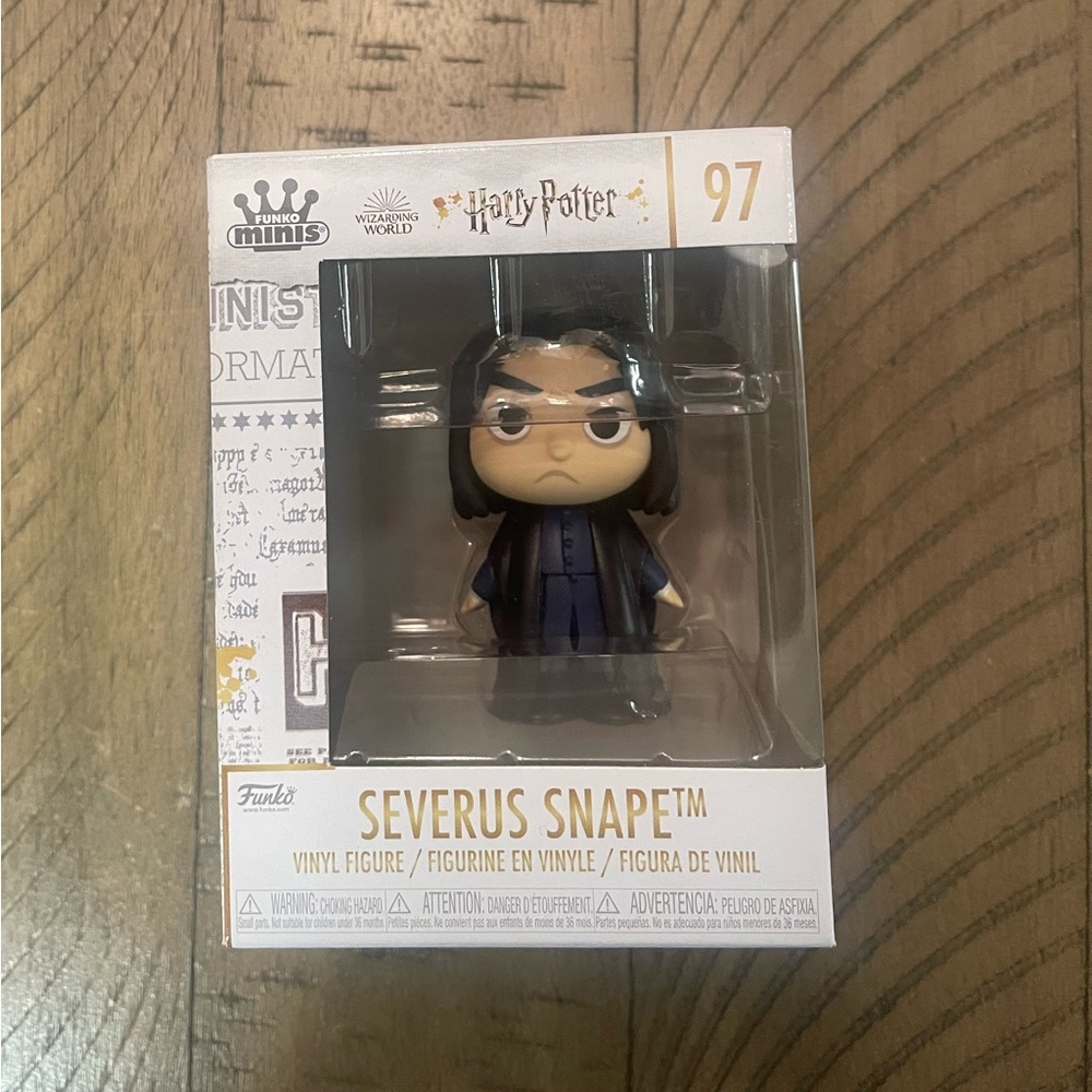 Funko mini Severus Snape. Official Harry Potter Wizarding World Merchandise.